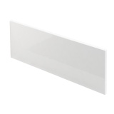 product cut out image of Britton Cleargreen 1600mm Acrylic Gloss White Front Bath Panel R24F